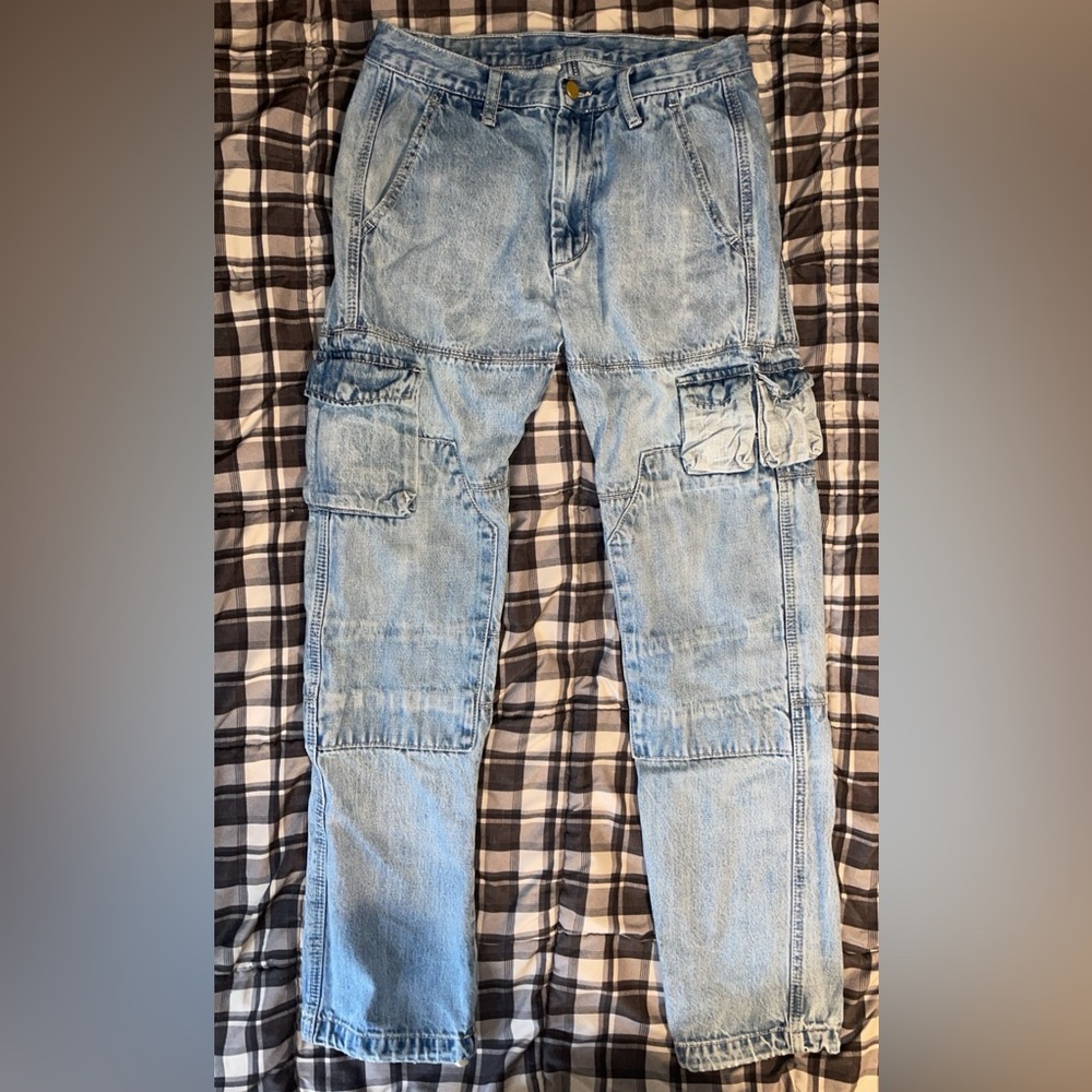 MNML Denim Cargo Jeans Size 29